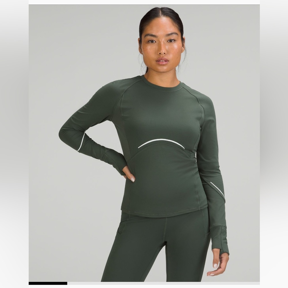 LULULEMON RULU REFLECTIVE LONG SLEEVE TOP